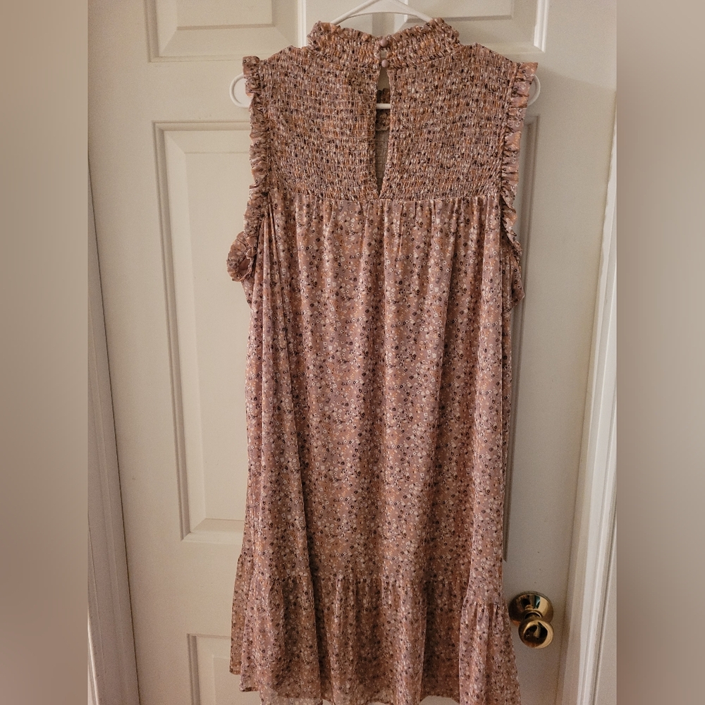 XL Black Maxi skirt with Gold tone Zipper